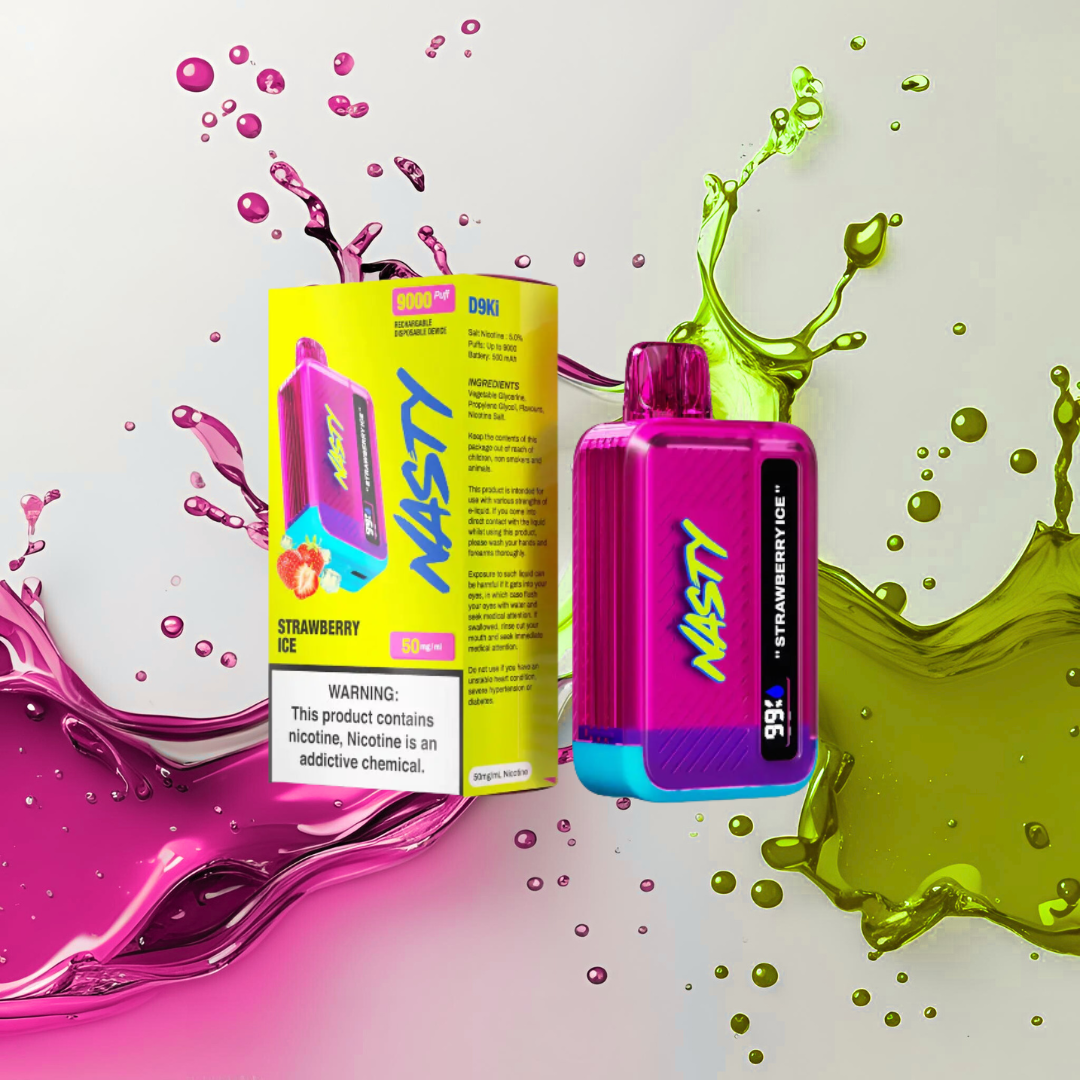 Nasty Strawberry Ice 9000 puffs