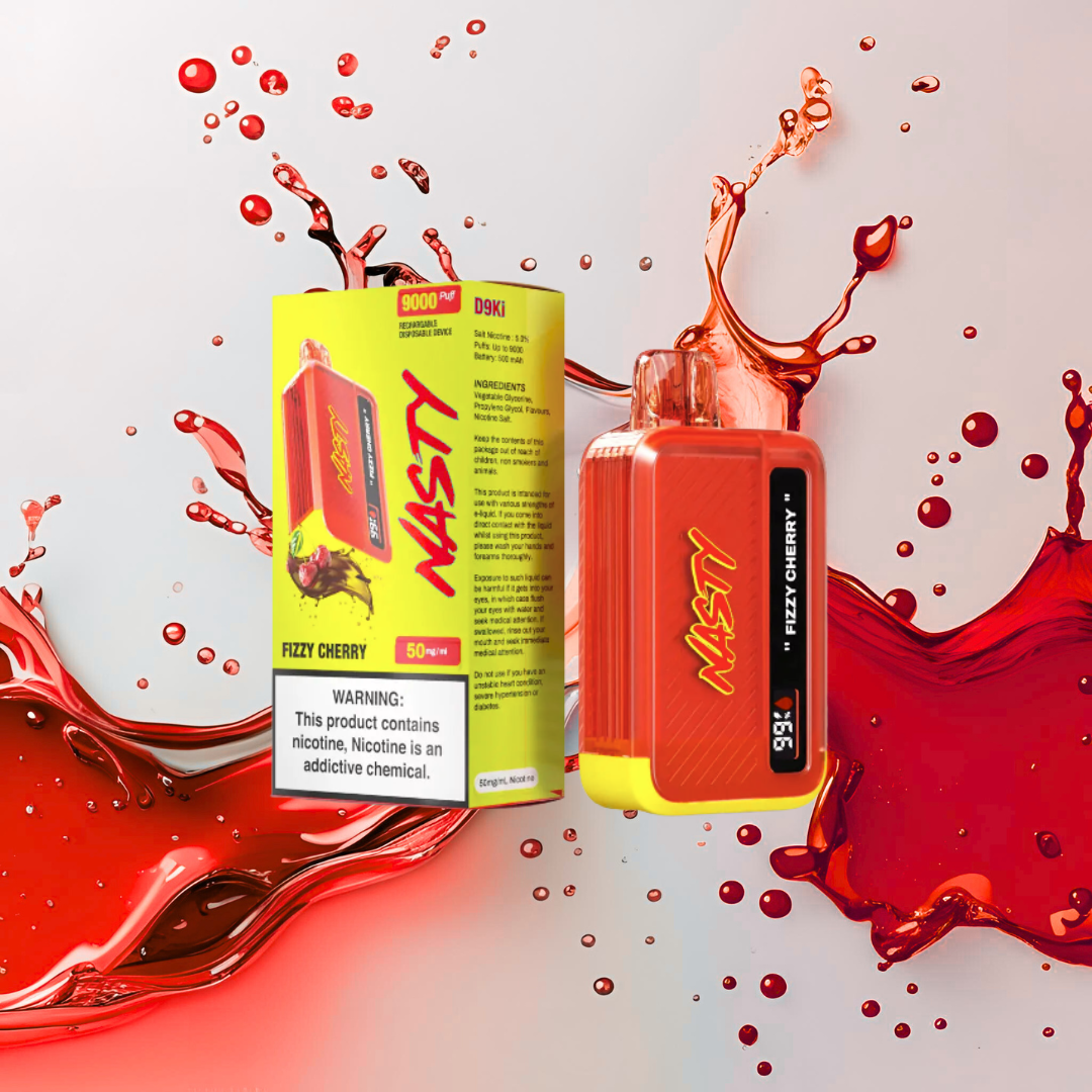 Nasty Fizzy Cherry  9000 puffs