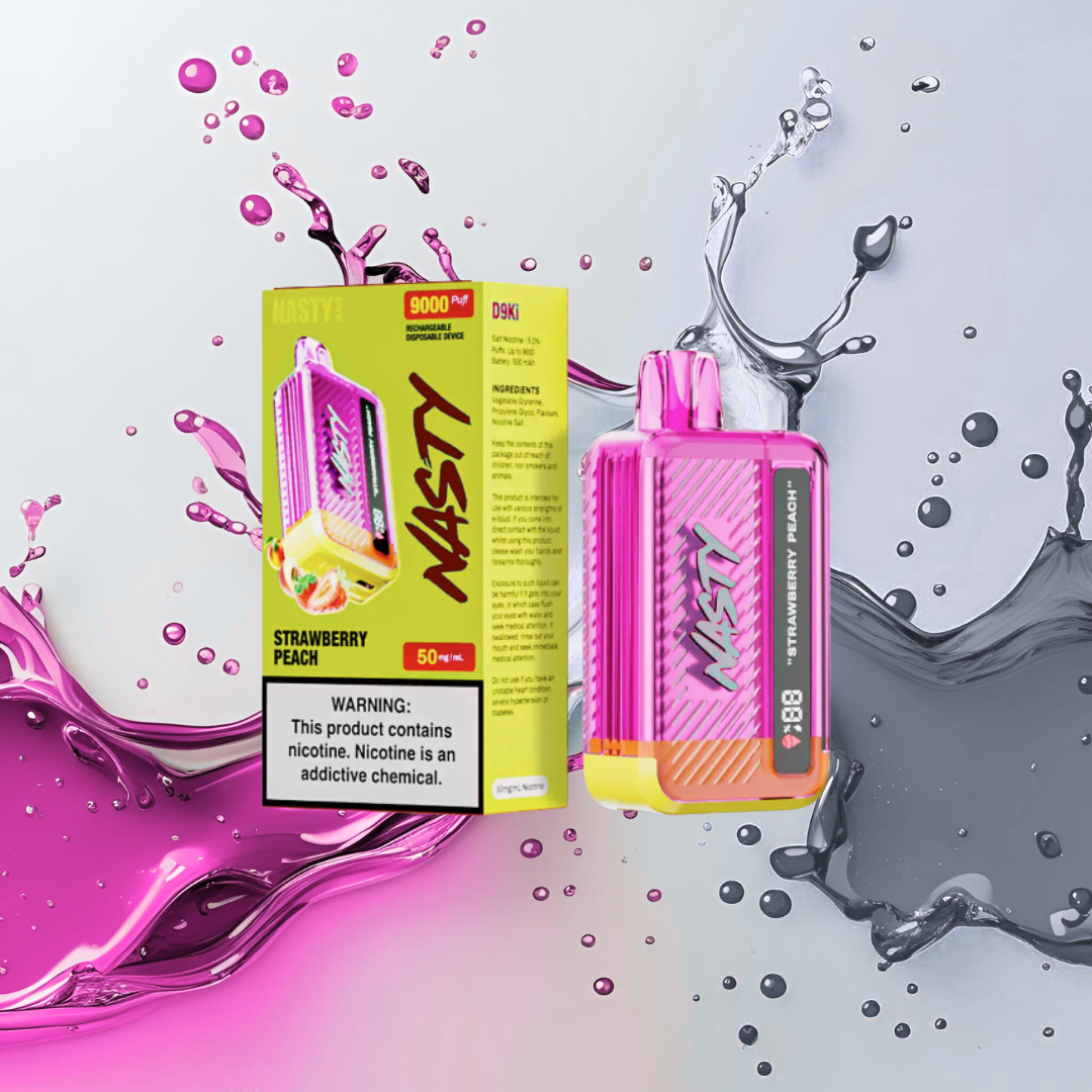 Nasty Strawberry Peach 9000 puffs