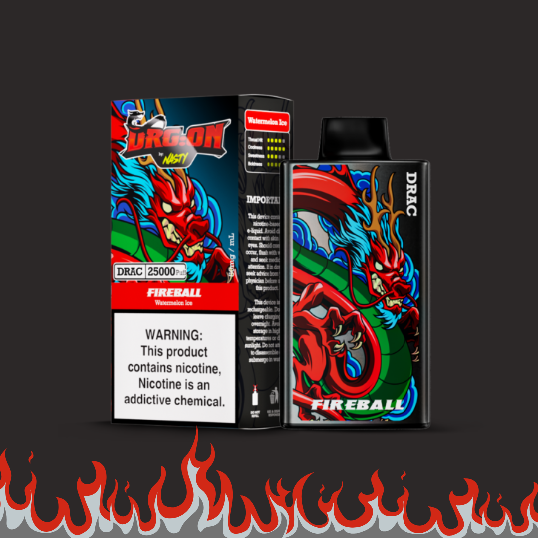 Nasty Dragon Fireball Watermelon Ice 25000 puffs