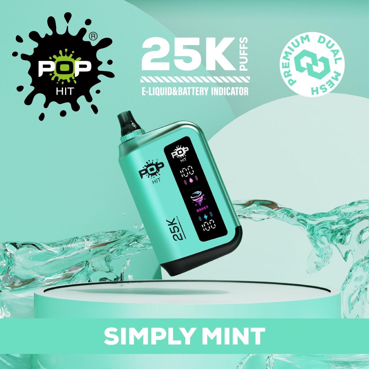 Pop Hit Simply Mint 25000 puffs