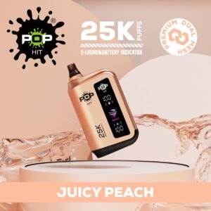 Pop Hit Juicy Peach 25000 puffs