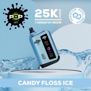 Pop Hit Candy Floss Ice 25000 puffs