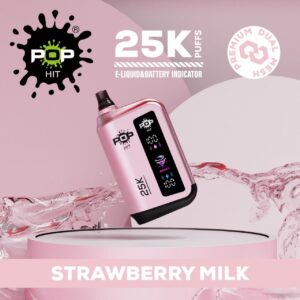 Pop Hit Strawberry Milk 25000 puffs