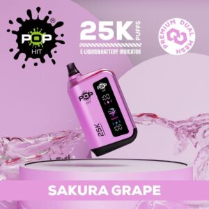 Pop Hit Sakura Grape 25000 puffs