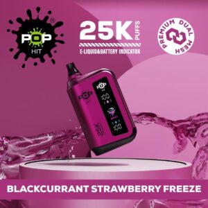 Pop Hit Blackcurrant Strawberry Freeze 25000 puffs