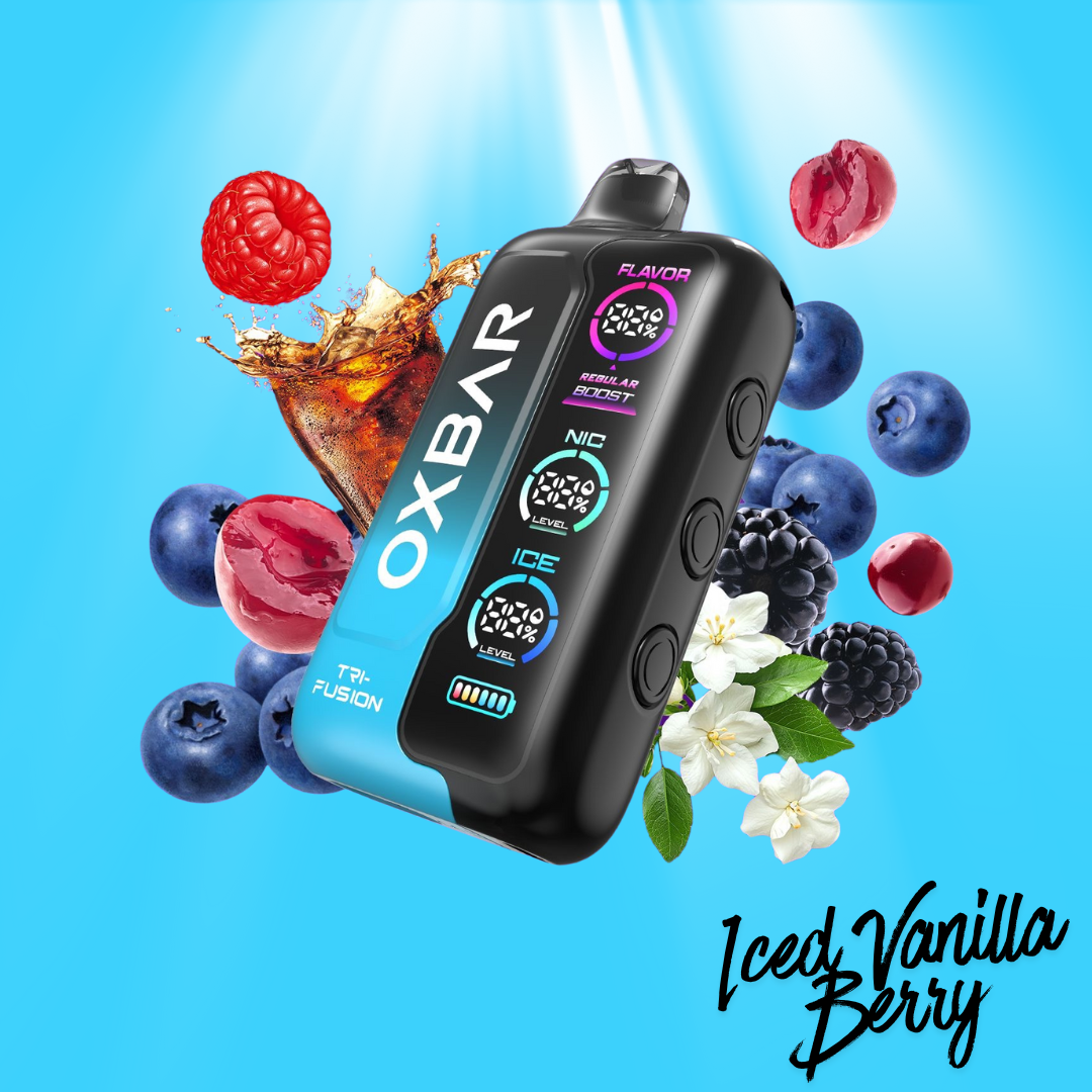 Oxbar Tri-Fusion Iced Vanilla Berry 50000 puffs