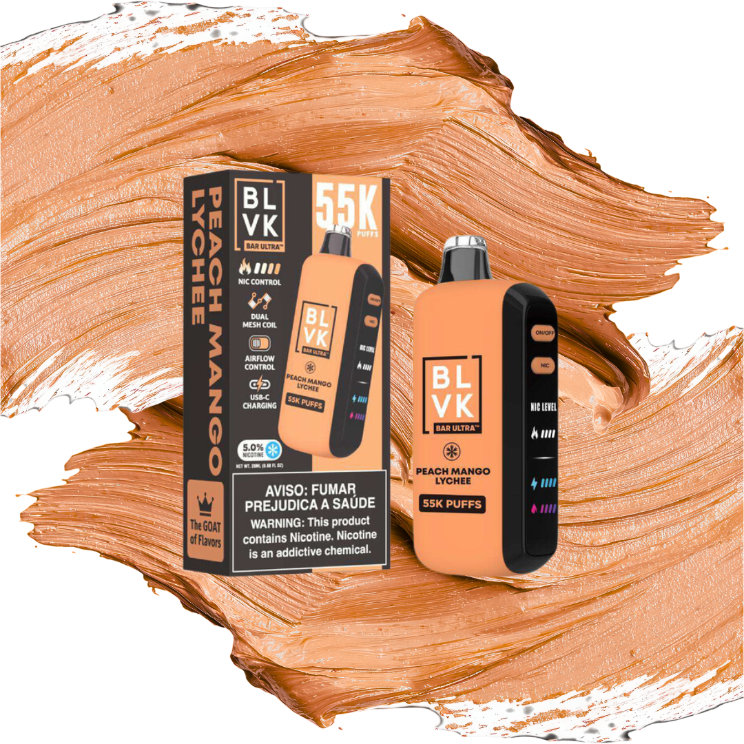 BLVK Ultra Peach Mango Lychee 55000 puffs