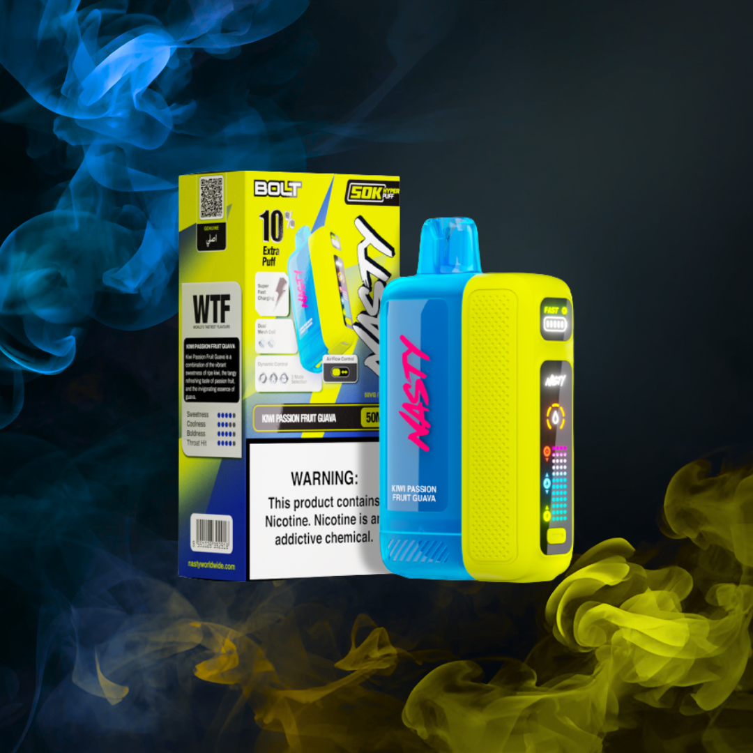 Nasty Bolt Kiwi Passionfruit Guava 50000 puffs