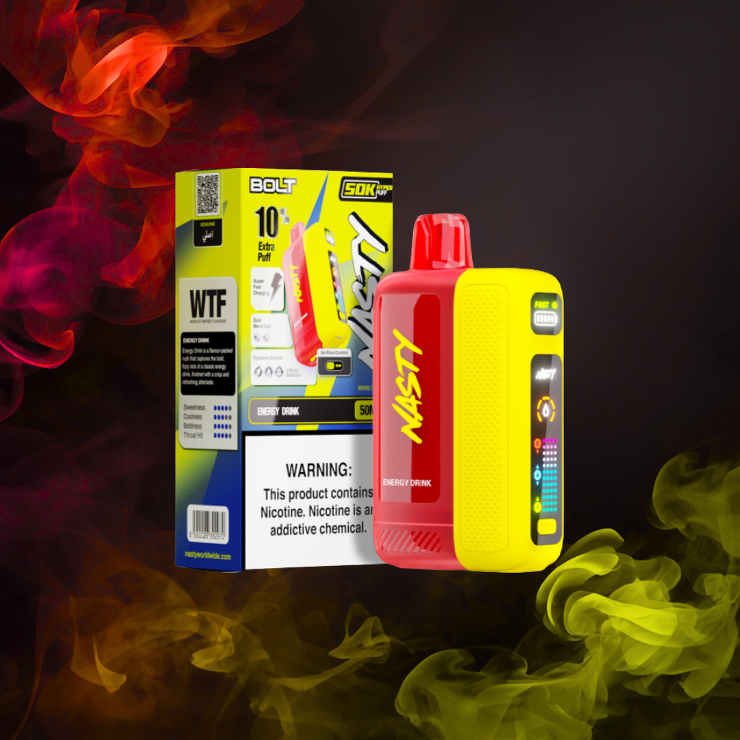 Nasty Bolt Energy Drink 50000 puffs